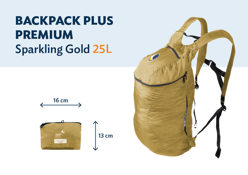 [TMPBPPR23] BACKPACK PLUS Premium (Sparkling Gold (23))